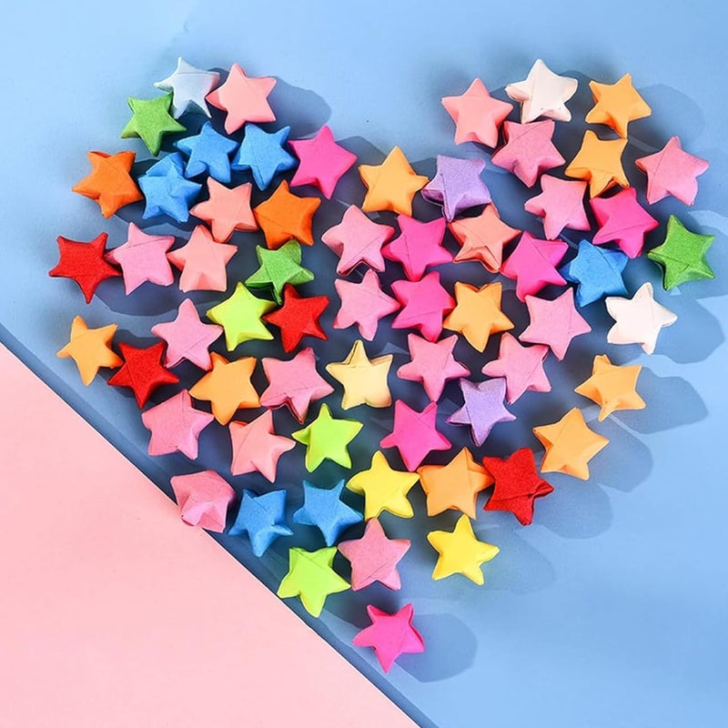 Loaengeo Star Origami Paper, Lucky Star Decoration Paper Strips DIY Hand Art Crafts (Pink Gradient (540 sheets)) - Image 3